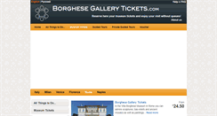 Desktop Screenshot of borghese-gallery-tickets.com